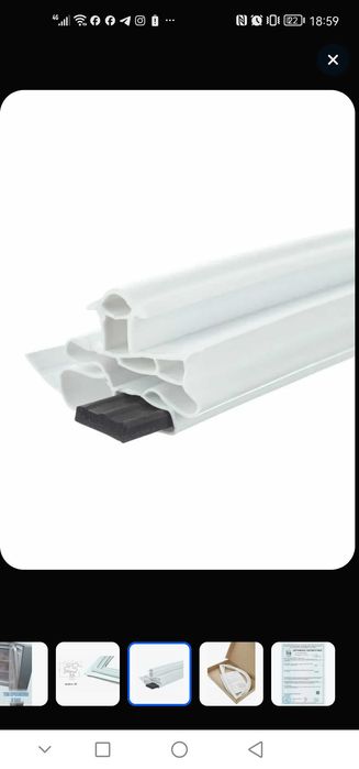 Продам резину для холодильника LG (верхняя и нижняя дверка)