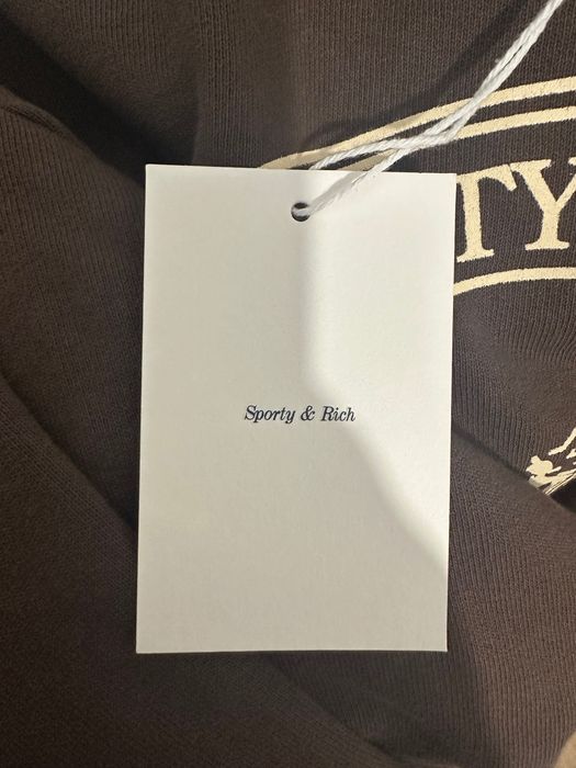 Кафяв суичър на Sporty&rich