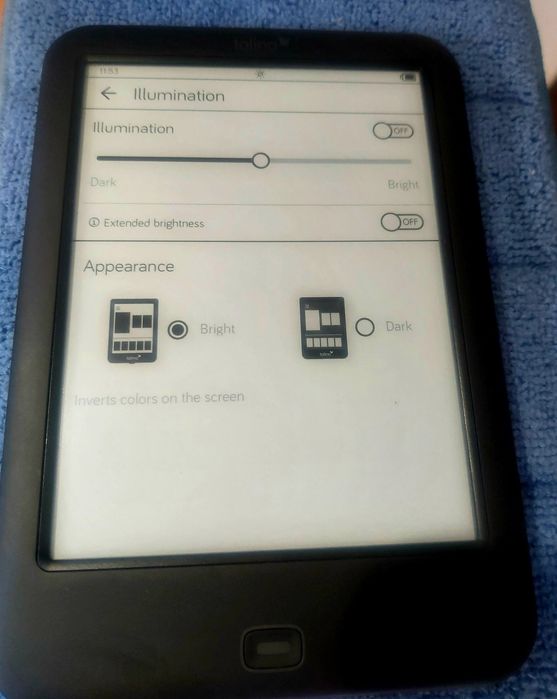 E-book Reader Tolino Shine 2 HD – Ecran 300 ppi, Iluminare Smart