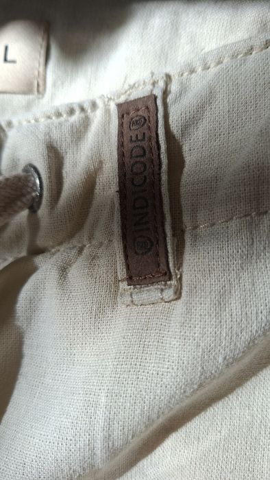 Брюки из льна от INDICODE Jeans