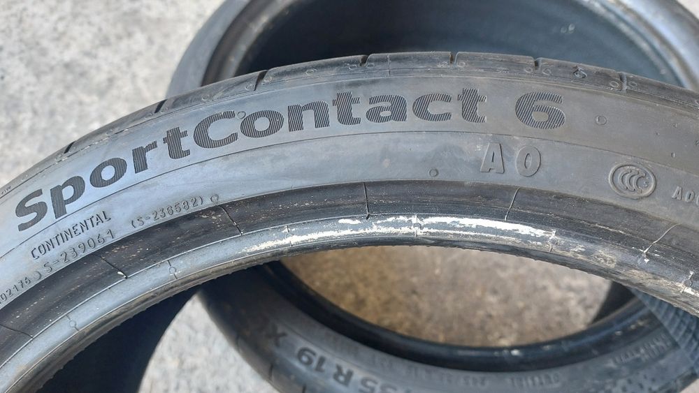Летни гуми 245/35/19 Continental SportContact6 2 броя