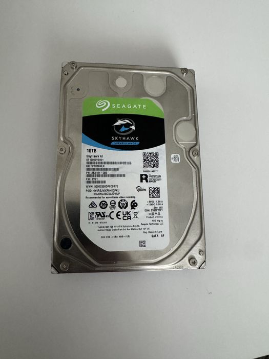 Hard disk Seagate Skyhawk Surveillance 10 TB