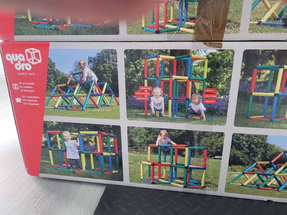 QUADRO Monkey Bars – Climbing Pyramid (2 seturi) – stare excelentă