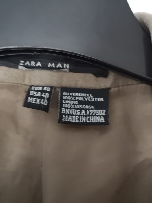 Vând sacou Zara Man mărimea 48