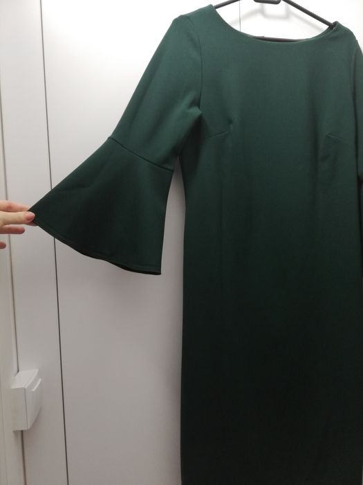 Rochie verde smarald Calvin Klein