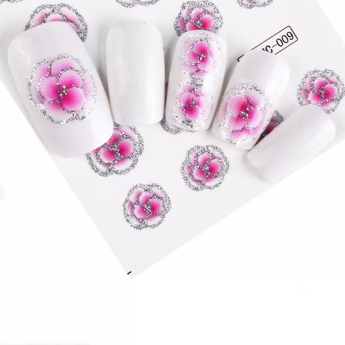 Для Маникюра. Галографическая фольга Стикеры для ногтей