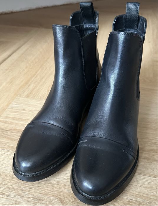 Botine chelsea piele negru
