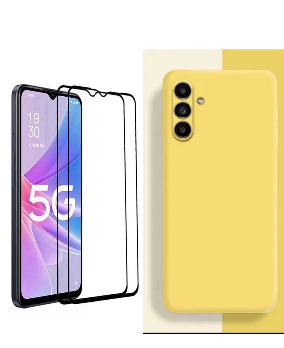 Samsung A22/A23/A24/A15/A05/A26 Husa Silicon X LEVEL + Folie Sticla 3D