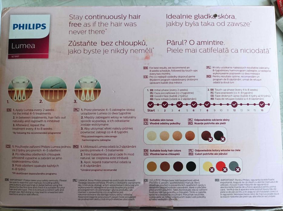 Фотоепилатор Philips SC1997/00 Lumea Advanced