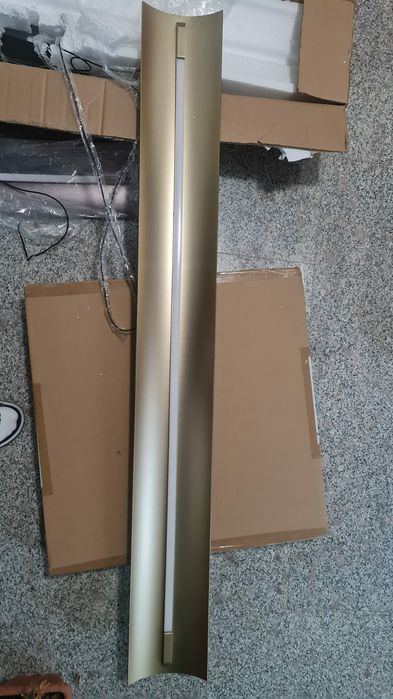 Lampa suspendata gold și rose gold