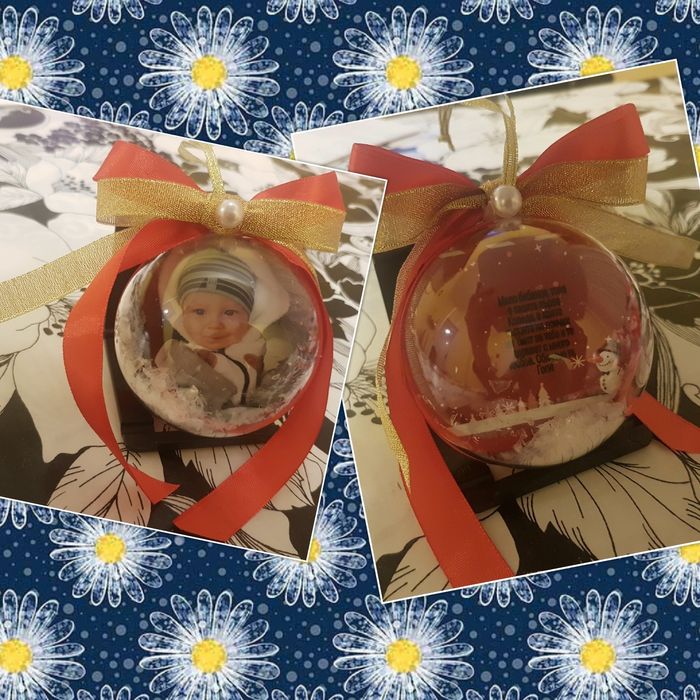 Коледна топка с ваша снимка