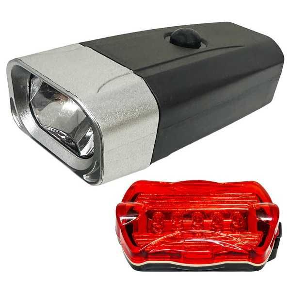 Комплект LED Фар и Стоп за Велосипед/Тротинетка, Водоустойчиви, Държач