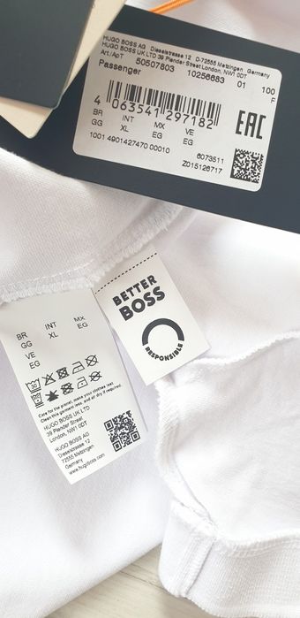 Hugo Boss Pique Cotton Slim Fit Stretch XL НОВО ОРИГИНАЛ Мъжка Тениска