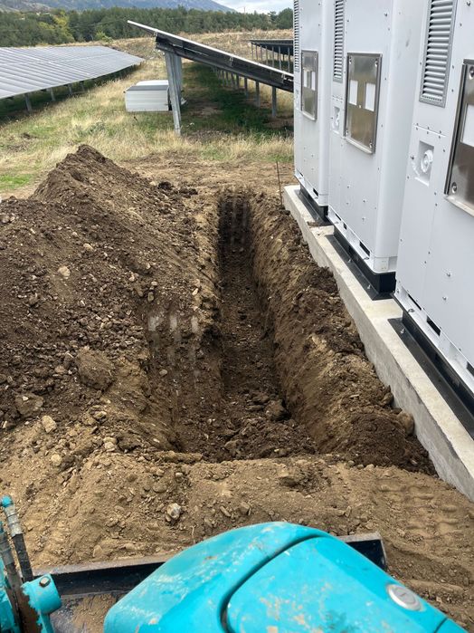 Услуги с мини багер и самосвал