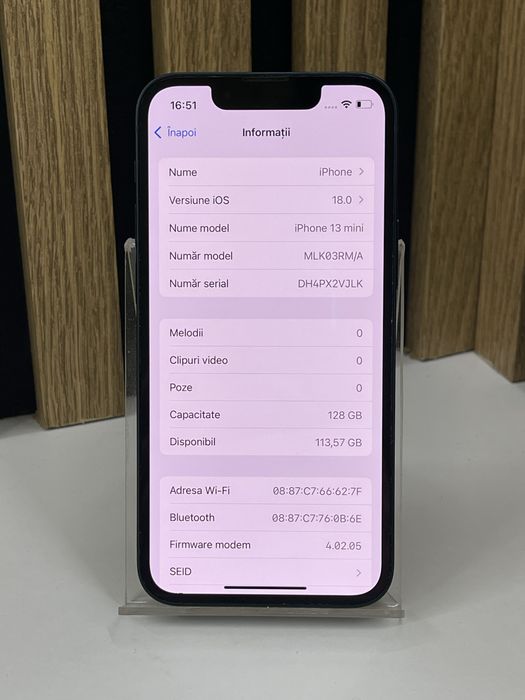 Iphone 13 Mini 128Gb 93% baterie Garantie / Factura #61523