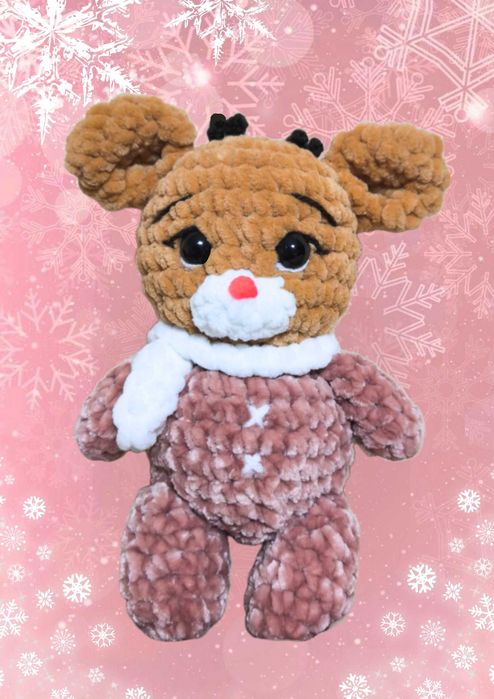 Коледно еленче – пухкав зимен приятел