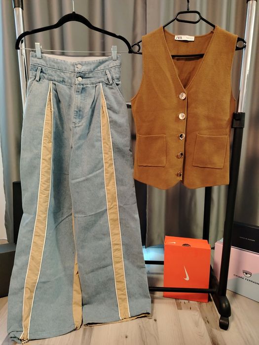 Дънки с шушляков елемент