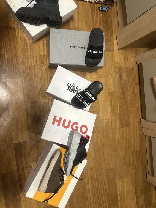 Детски Обувки чехли Geox Hugo Balenciaga