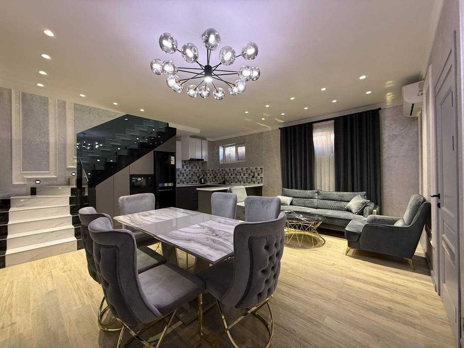 4-комнатная квартира 124 м² с ремонтом в ЖК Golden House