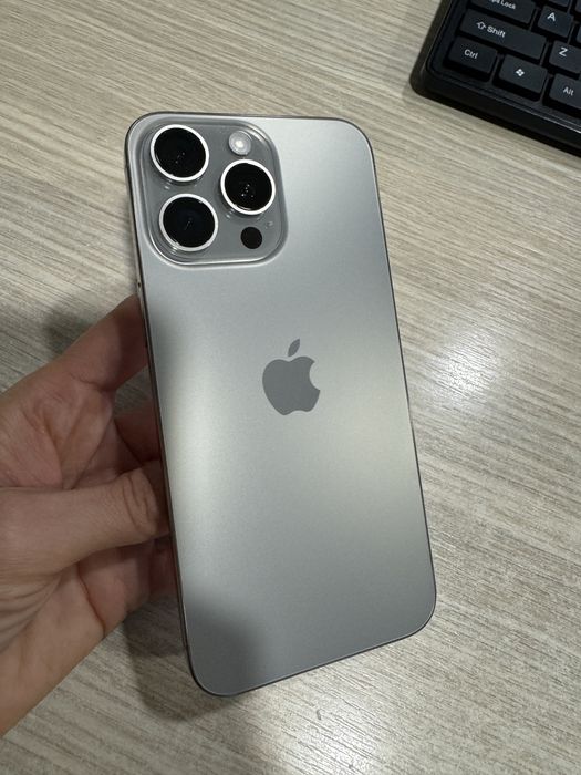 iPhone 15 Pro Max, 256GB, 5G, Natural, Impecabil/CA NOU, Bateria 98%!