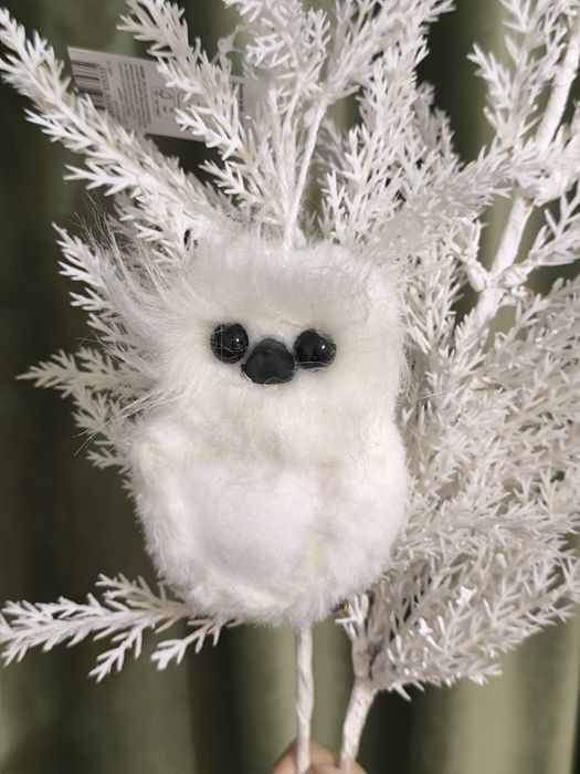 Decorațiuni/ornamente pentru brad/Crăciun (10 bufnițe)