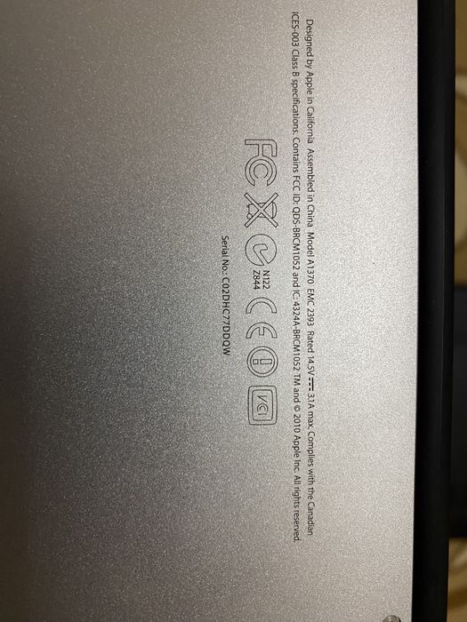 MacBook Air 11 (A1370)