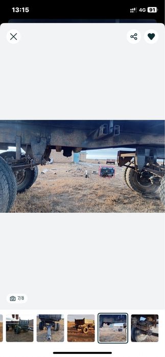 Алматинка прицеп Самосвал Обмен или продам