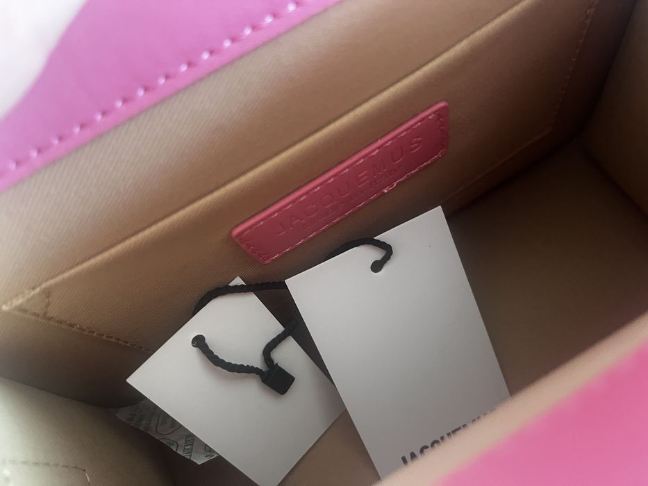 geanta jacquemus noua nepurtata roz