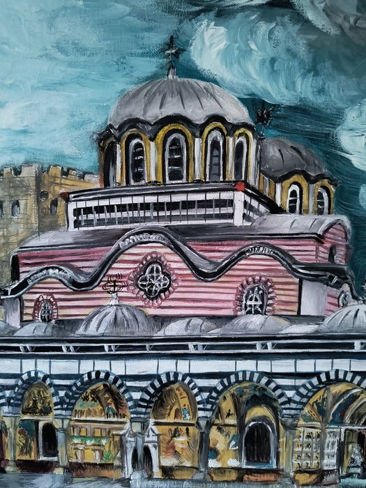 Картина на Рилския манастир