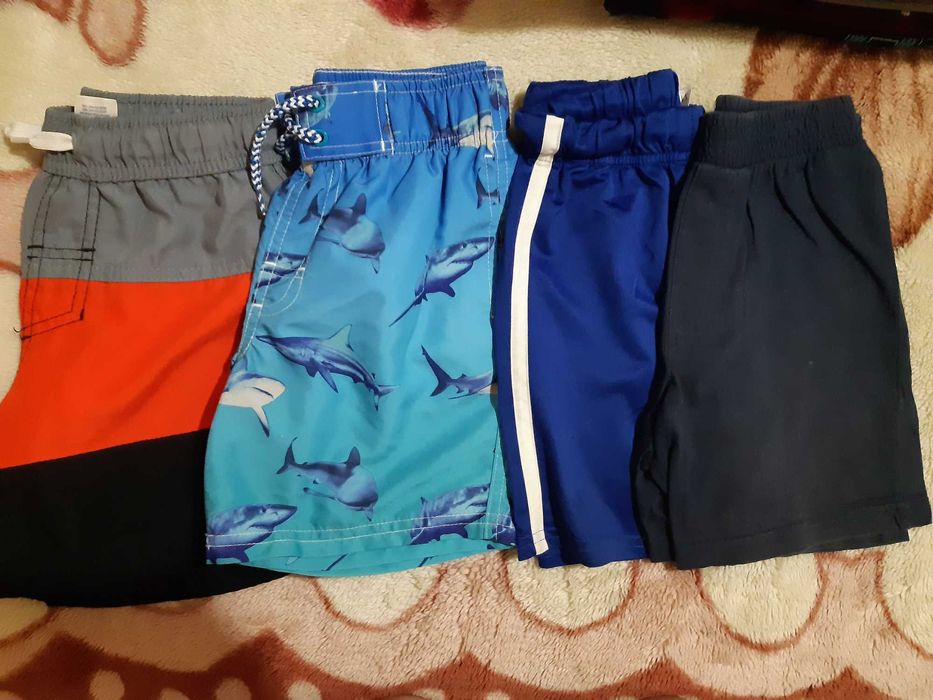 Горнища и потници за 3-5 год., Къси панталони 4-10 год.
