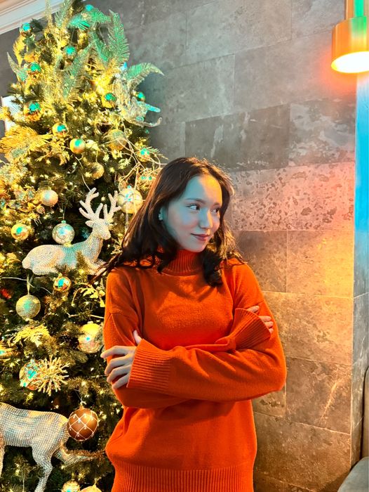 Вязанный костюм с брюками осенний