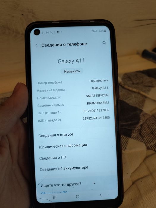 Прдам Samsung galaxy A11
