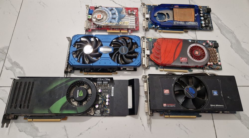 Lot placi video AMD NVIDIA AGP PCI-E