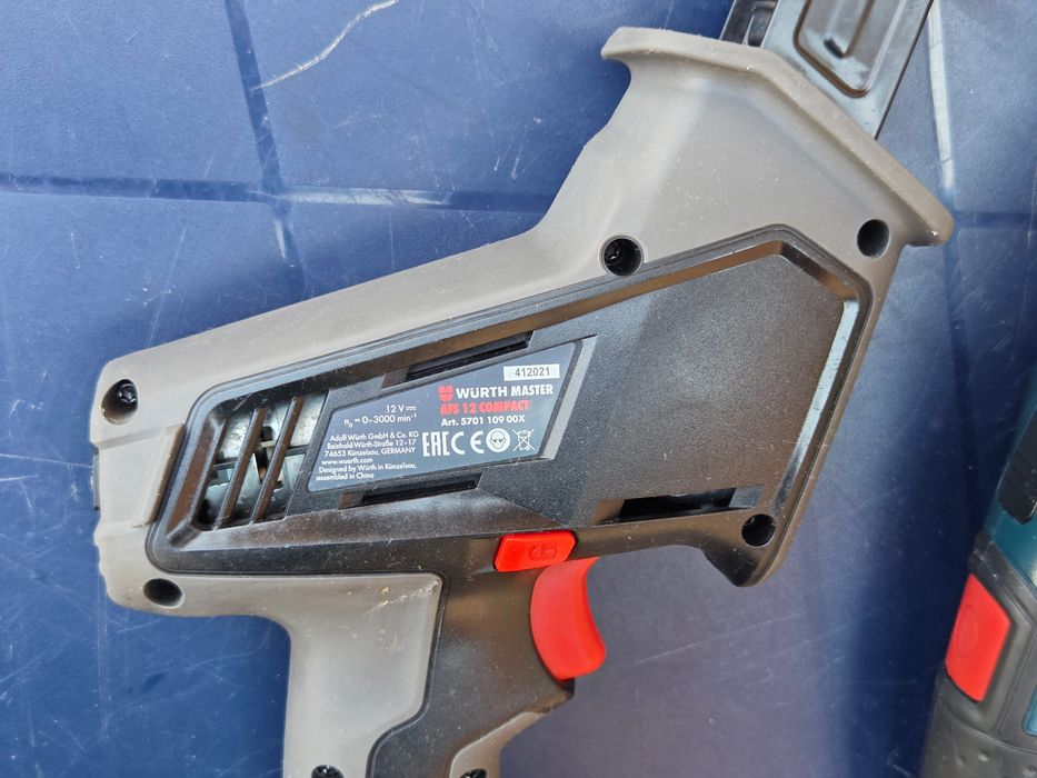 Акумулаторен саблен трион Würth 12V КАТО НОВ