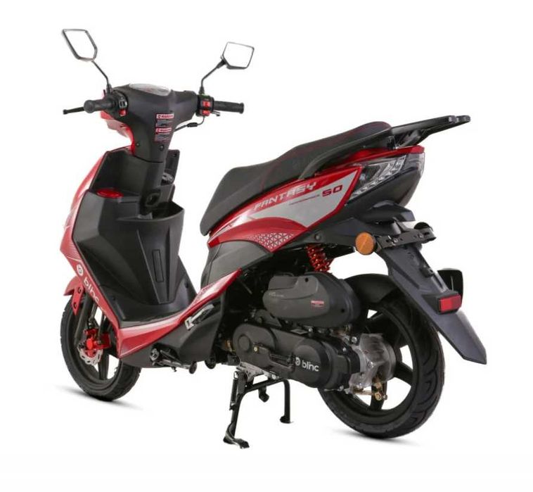 Scuter Blinc Fantasy 50cc, culoare rosu/gri