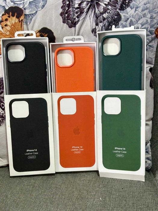 Husa de Piele cu MagSafe pentru iPhone 14