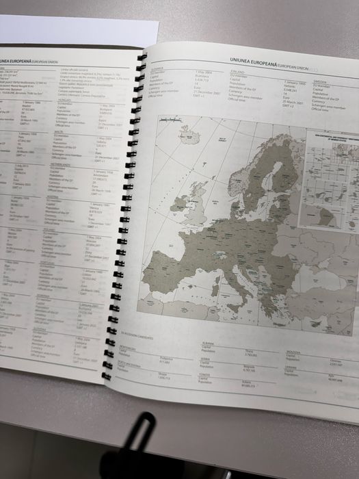 Agenda piele spirala