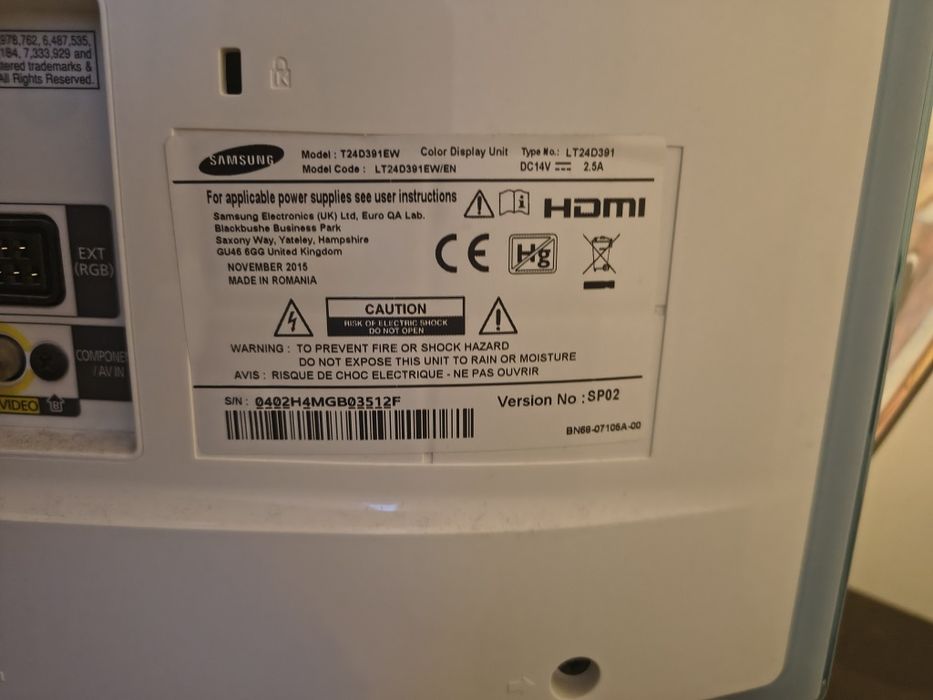 Monitor/TV Samsung T24D391