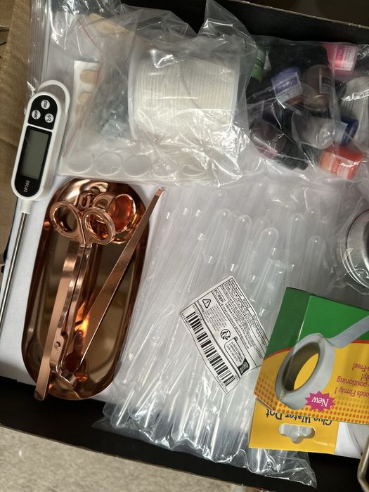 Set pentru lumânări din ceară de soia