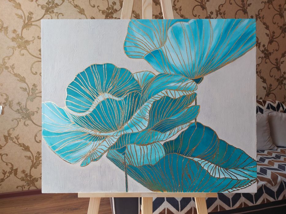 Интерьерная картина "Пионы"