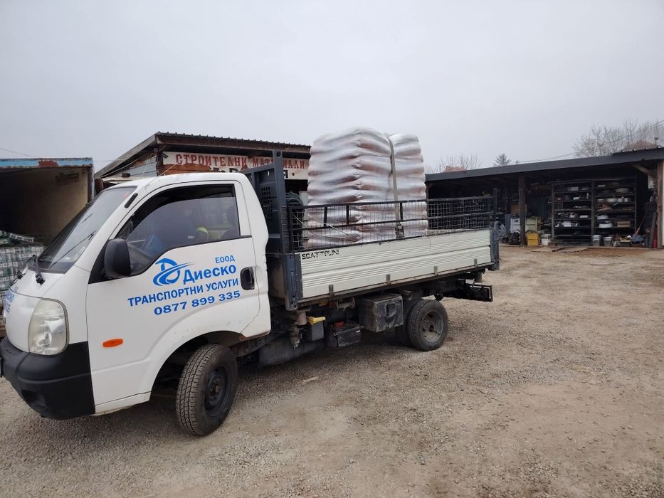 Транспортни услуги със самосвал до 2.5 тона