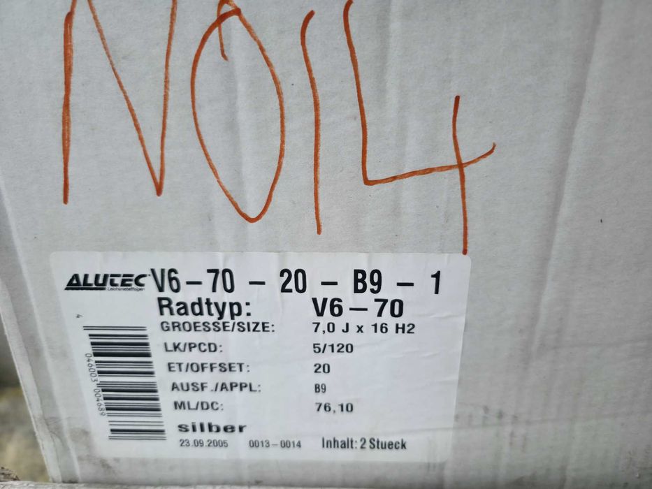 Jante Aliaj 5x120 16'' VW Transporter T5 T6 Caravelle Multivan NOI