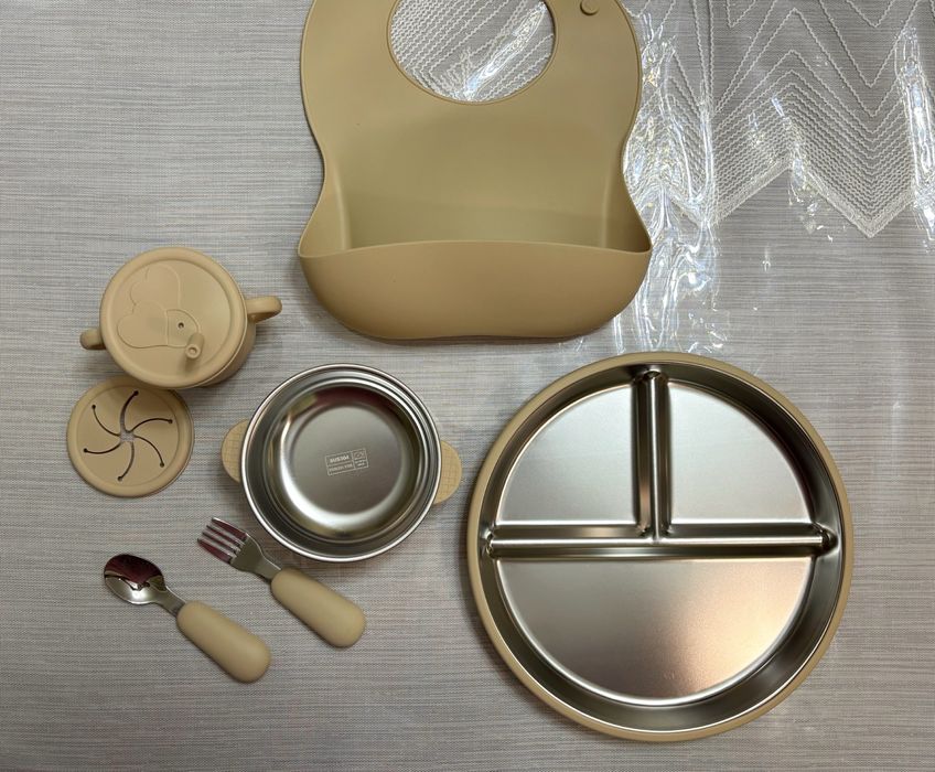 Нержавеющие тарелки для прикорма — BPA free