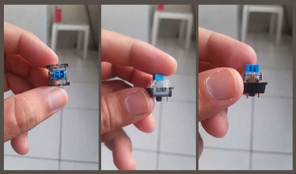 Taste REDDRAGON SMD RGB MX Switch 2 pini - Albastru - Clicky