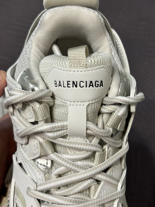 Adidasi sneakers Balenciaga Track alb crem bej marime 37 38 39 40 oversize Isabel Marant Lanvin