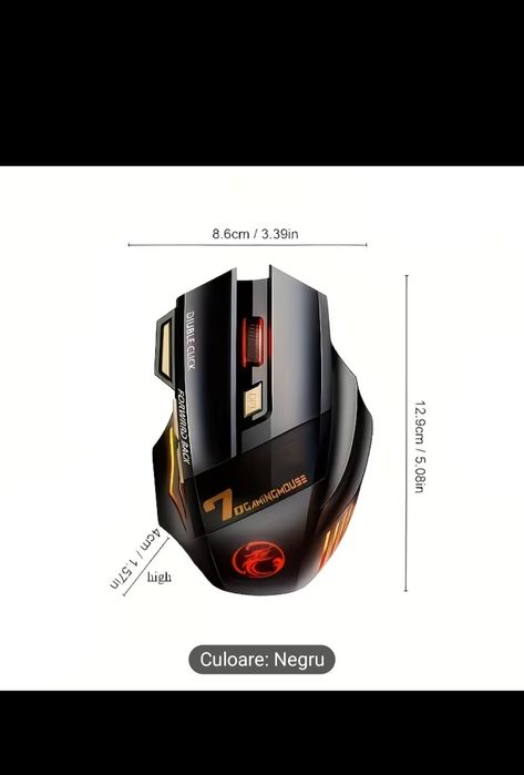 Mouse gaming, reincarcabil,wirelles