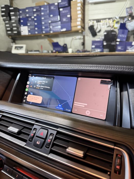 Navigatie Android Bmw Seria 7 F01 F02 Carplay , Android auto + Camera