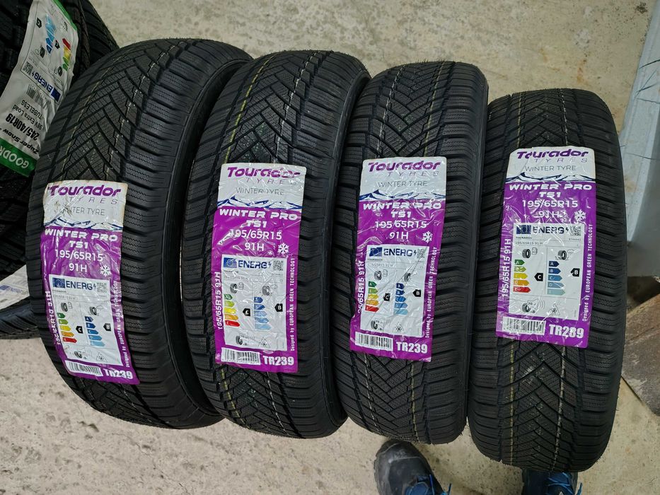 4бр.НОВИ зимни гуми TOURADOR 195 65 15 DOT24 цена за брой