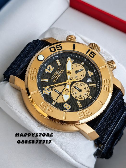 INVICTA Orpheus gold 50 mm, Инвикта нов мъжки часовник