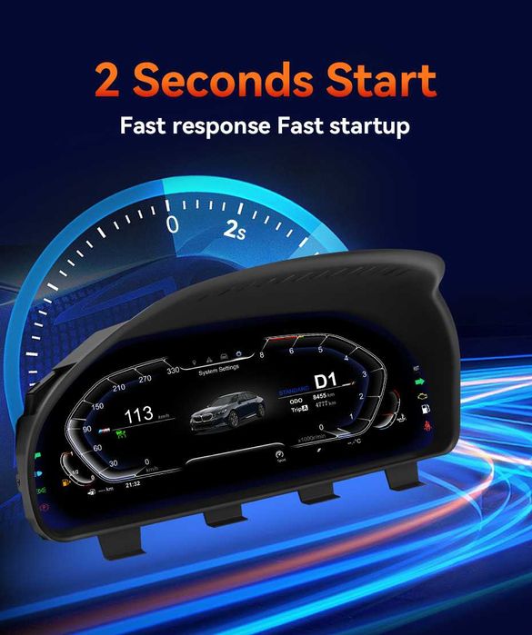 Дигитален километраж за BMW  12.3" с Linux system , 8830